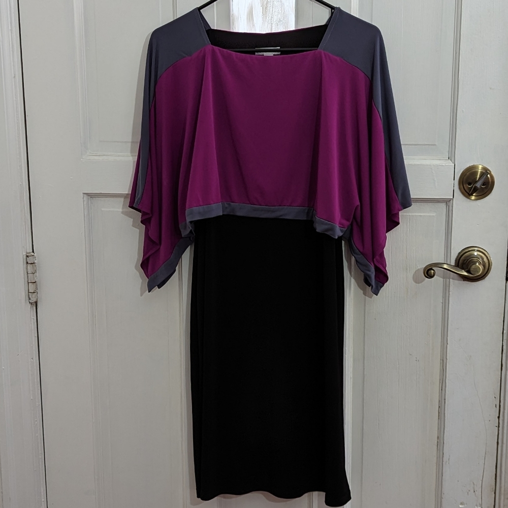 Fashion Bug Layered Batwing Dress